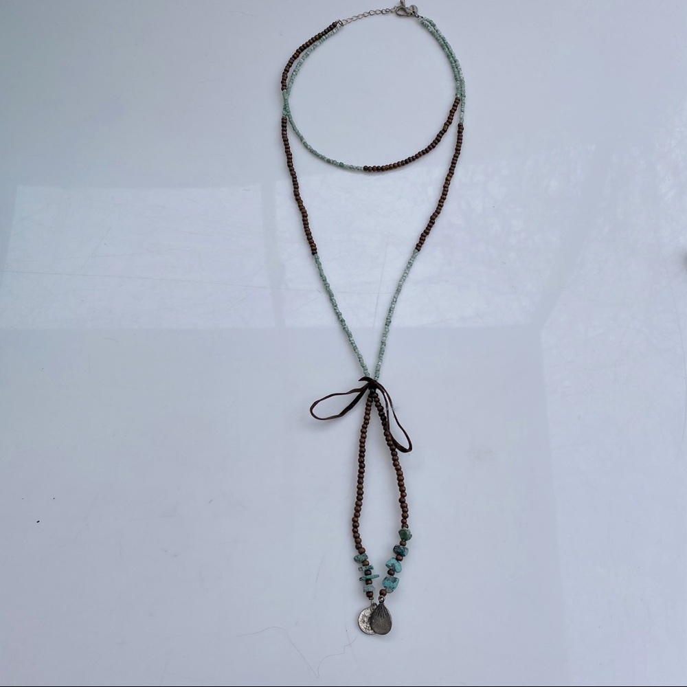 Express Multi Layer Beaded Necklace - image 1